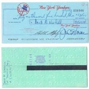  Dave Winfield New York Yankees Payroll Check   New 