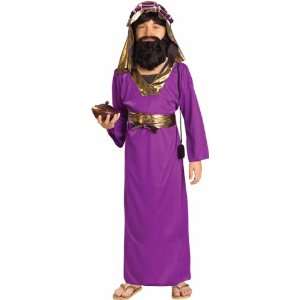  Boys Burgundy Wiseman Biblical Costume (Medium) Toys 