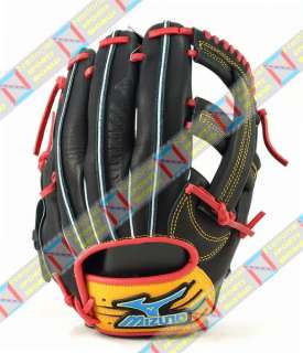 Mizuno Baseball Gloves 11.75 Black {2gs 13800} RHT  