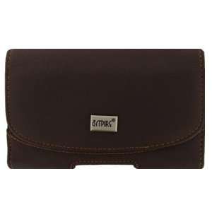   Model I727 Brown Leather Case Pouch [EMPIRE Packaging] Cell Phones