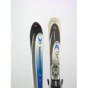  Used Rossignol JR Edge Kids Snow Skis with Salomon C608 