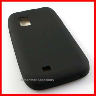 Black Soft Skin Gel Case Samsung Mesmerize Accessory  