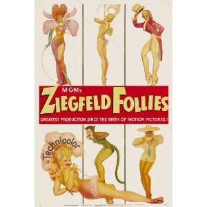 Ziegfeld Follies Poster C 27x40 Fred Astaire Judy Garland Gene Kelly 