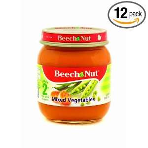 Beech Nut Mixed VegetablesStage 2, 4 Ounce Jars (Pack of 12):  