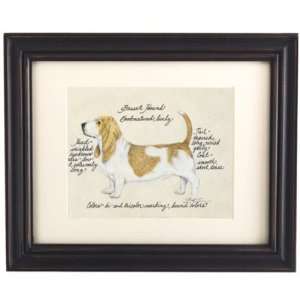  Basset Hound Dog Print  Ballard Designs: Home & Kitchen