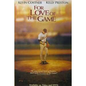  For Love of the Game 27x40 Movie Poster