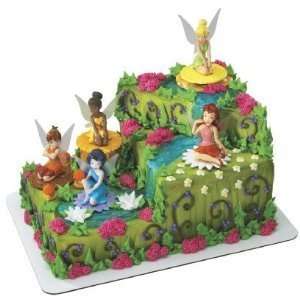   : Disney Tinkerbell Fairy Friends Signature Cake Topper: Toys & Games