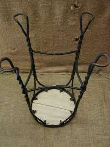 Vintage Ice Cream Chair Stool > Antique Old Stools Parlor Plant Stand 