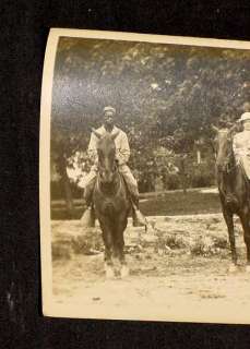 1910 OTIS FAMILY CHICAGO IL MOTHER DAUGHTER HORSE RPPC NEGRO BLACK 
