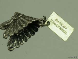   STERLING SILVER BELL TRADING POST TOMBSTONE AZ INDIAN HEADDRESS CHARM