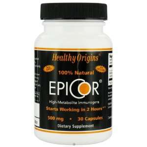   100% Natural EpiCor High Metabolite Immunogens 500 mg.   30 Capsules