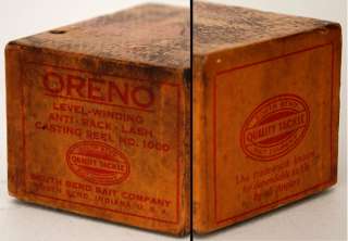   ORENO Level Winding Anti Back Lash Casting Reel no.1000  Box & Oiler