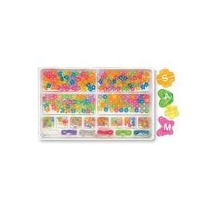  Melissa & Doug Rainbow Alphabet Bead Set: Toys & Games