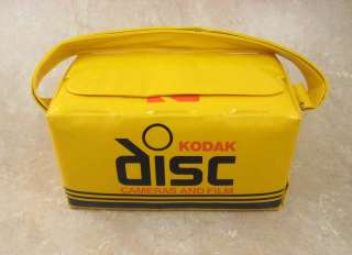 Kodak Disc Cameras and Film Advertising Duffel Cooler Carrying Bag 