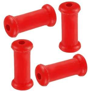 8G 8 gauge (3mm)   Red Implant grade silicone Double Flared Flare 
