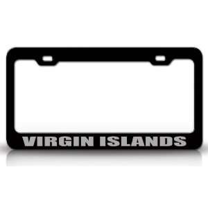 VIETNAM Country Steel Auto License Plate Frame Tag Holder, Black 