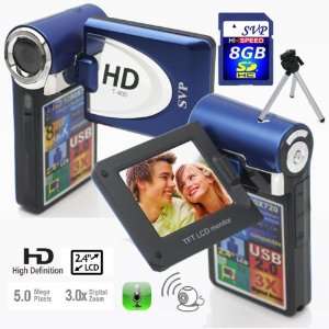  SVP T400 Blue High Definition 1280x780p 7 in 1 Digital 