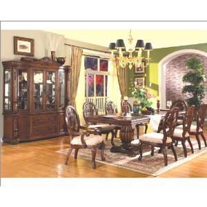 9pc Formal Pedestal Dining Room Set in Cherry MCFD5996  