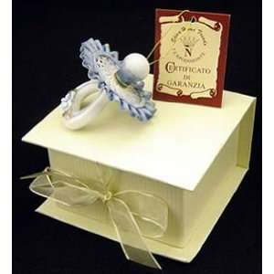  Capodimonte blue pacifier in gift box: Baby