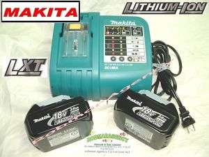 Makita   18.0 V Lith Ion BL1830 Batteries & Charger Set  