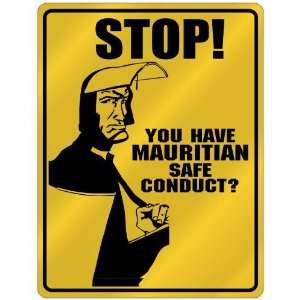  New  Stop   You Have Mauritian Safe Conduct  Mauritius 