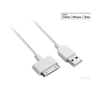 : Cellet APPLE APPROVED White USB Data Cable For Apple iPhones, iPad 