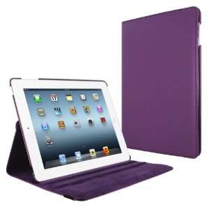   Case, Cover, and Stand for The New iPad 3, 3rd Gen, iPad 2 (Purple
