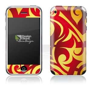   iPhone 3G & 3Gs [without logo cut]   Glowing Tribals Design Folie