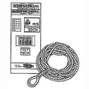  Buccaneer Rope Co. Marine White Twisted Nylon Anchor Line 