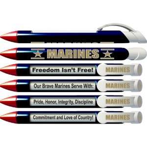  Greeting Pen Marine Military Service Pens with Rotating 