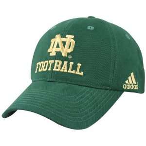  Adidas Notre Dame Fighting Irish Green Game Day Hat: Sports & Outdoors