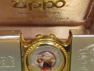 RARE JAPANESE POPEYE ZIPPO CLOCK ALARM JAPAN 1937 REPLICA WATCH TIME 