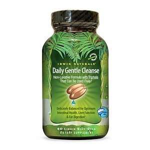 Irwin Naturals Daily Gentle Clense with Triphala 60 ct (Quantity of 2)