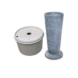  Modern Classic Fountain Kit   XLarge/Gray Slate: Patio 