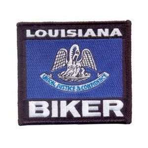  LOUISIANA Biker STATE Flag Embroidered Nice Vest Patch 