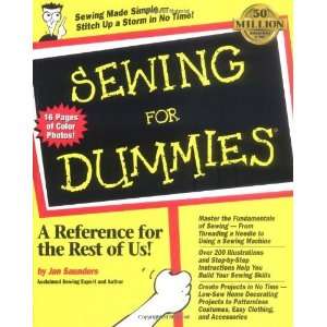  Sewing for Dummies [Paperback] Jan Saunders Maresh Books