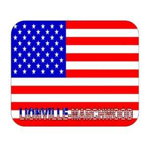  US Flag   Lionville Marchwood, Pennsylvania (PA) Mouse Pad 
