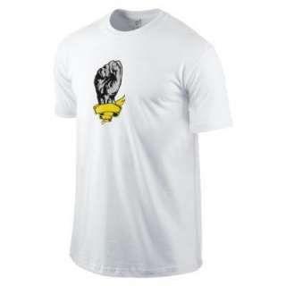 NIKE ARMSTRONG LIVESTRONG FIST Mens White T Shirt NWT  