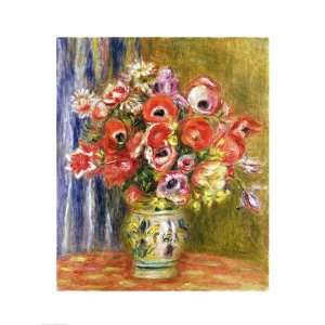  Vase of Tulips and Anemones, c.1895   Poster by Pierre 