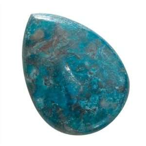  Turquoise Matrix Jasper Teardrop Pear Focal Beads 25mm (4 
