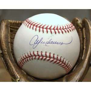  Autographed Andre Dawson Ball   Official Major League Blue 