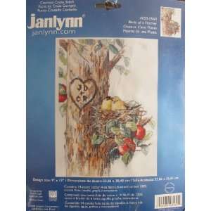  Janlynn COUNTED CROSS STITCH KIT: Birds of a Feather 9 x 