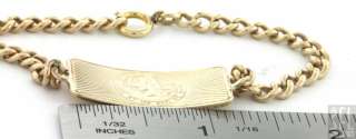 TIFFANY & CO. HEAVY 14K GOLD ST. CHRISTOPHER LOOK AT ME & BE SAFE ID 