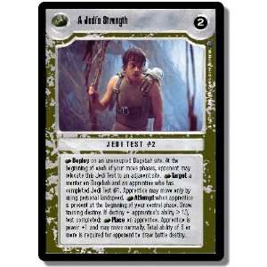  Star Wars CCG Dagobah Uncommon A Jedis Strength Toys 
