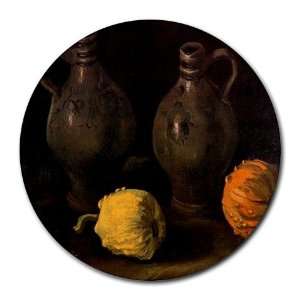  Still Life with Two Jars and Two Pumpkins By Vincent Van 
