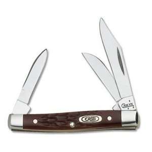  W.R. Case Sons Cutlery Stockman Small Synthetic Brown Clip 