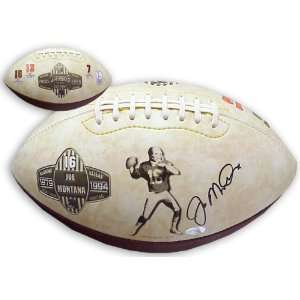  Joe Montana Autographed Fotoball Football: Sports 
