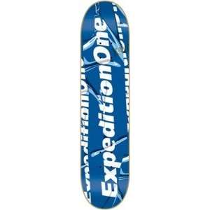  Expedition Logotype Skateboard Deck   8.06 Blue Sports 
