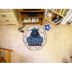 Georgia State Panthers NCAA 29 Round Soccer Ball Area Rug Floor Mat 