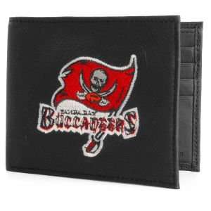 Tampa Bay Buccaneers Black Bifold Wallet  Sports 